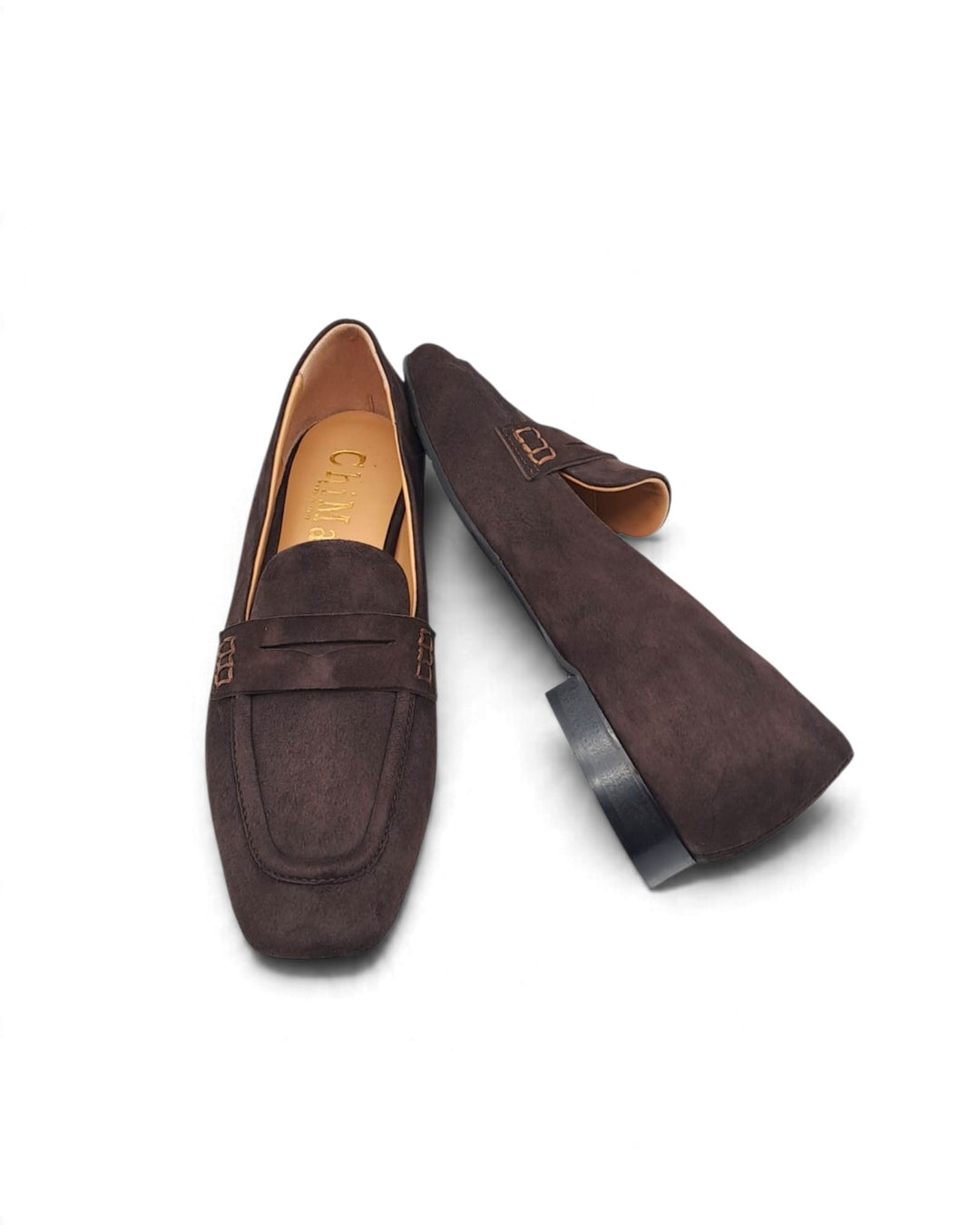 Cira Moccasin Suede Indigo Blue