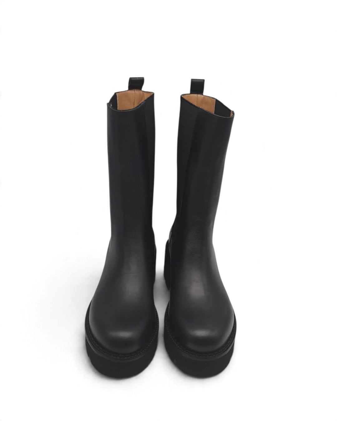 Combat Boots Virginia Pelle Nero