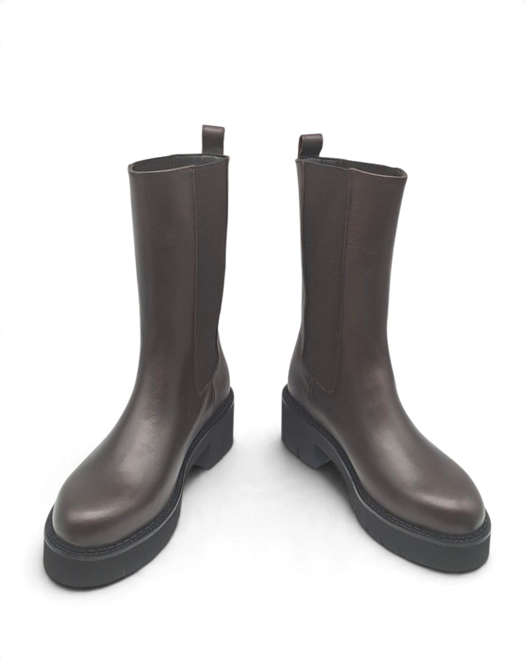 Combat Boots Virginia Pelle Testa di Moro