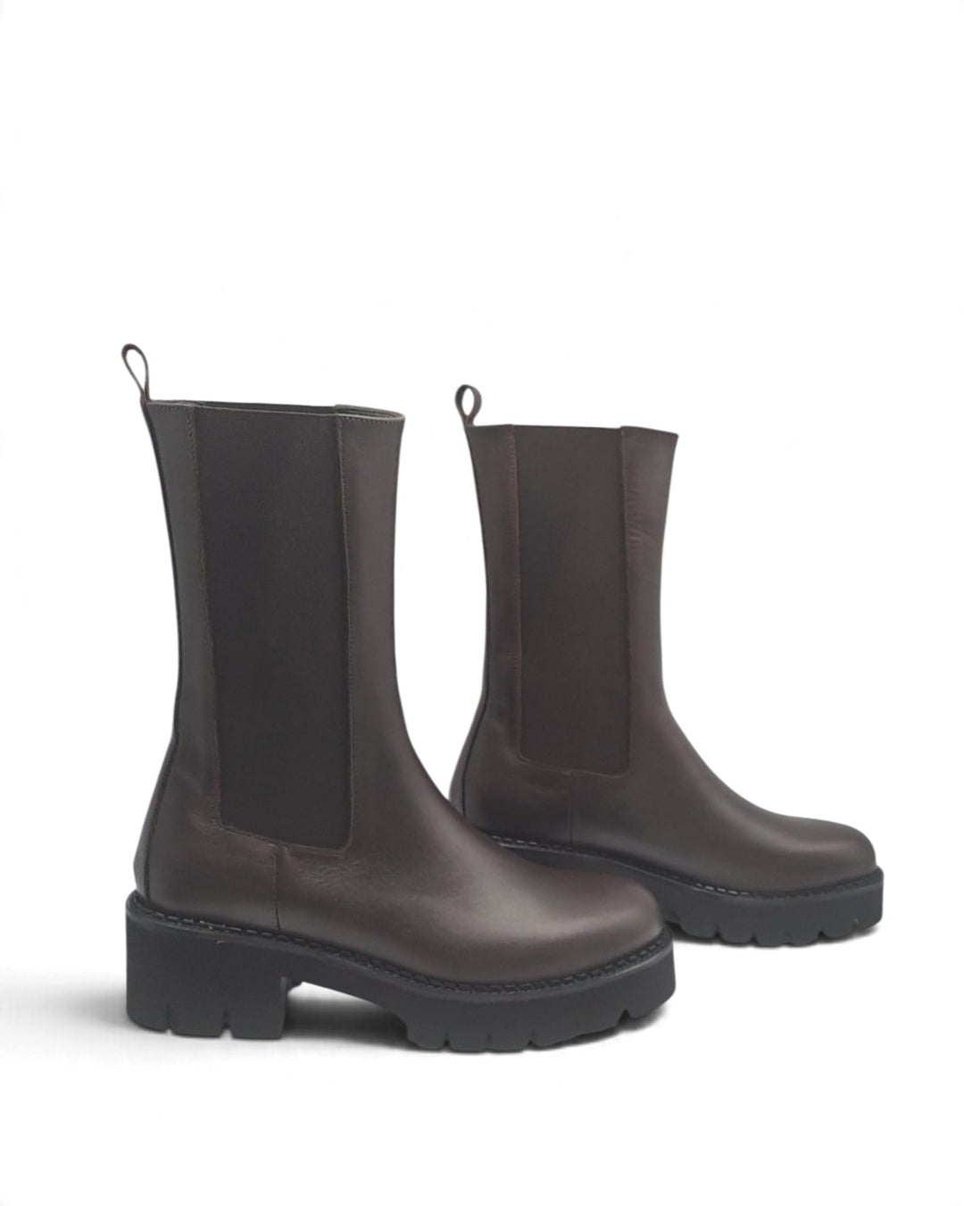 Combat Boots Virginia Pelle Testa di Moro