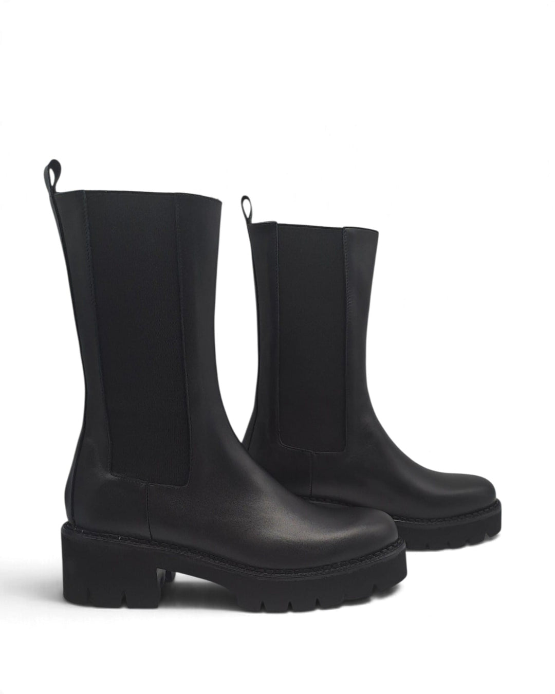 Combat Boots Virginia Pelle Nero