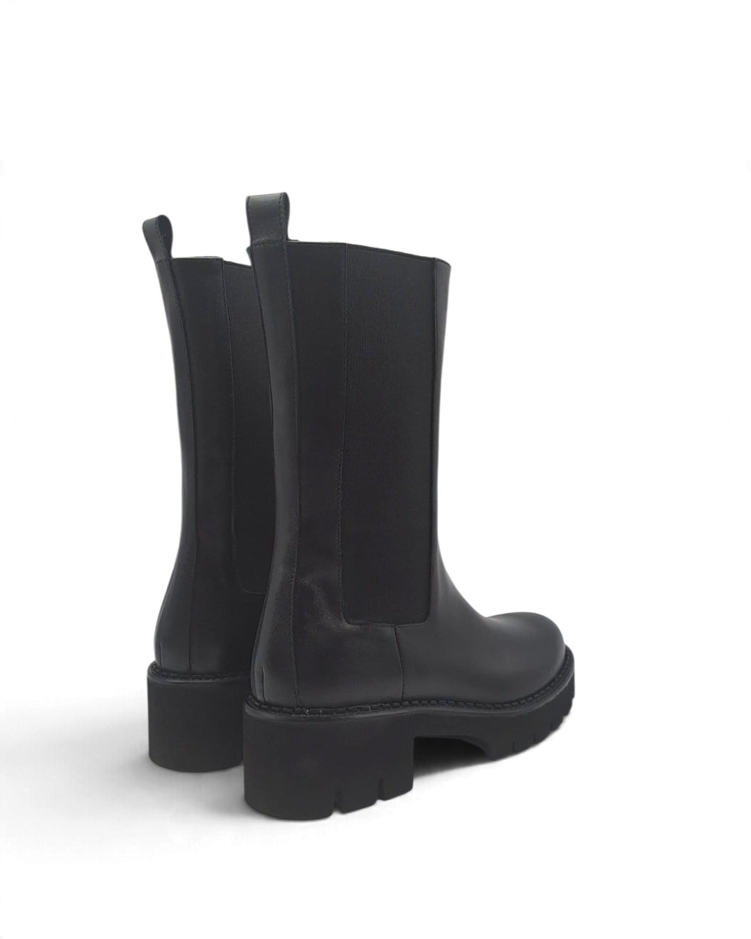 Combat Boots Virginia Pelle Nero