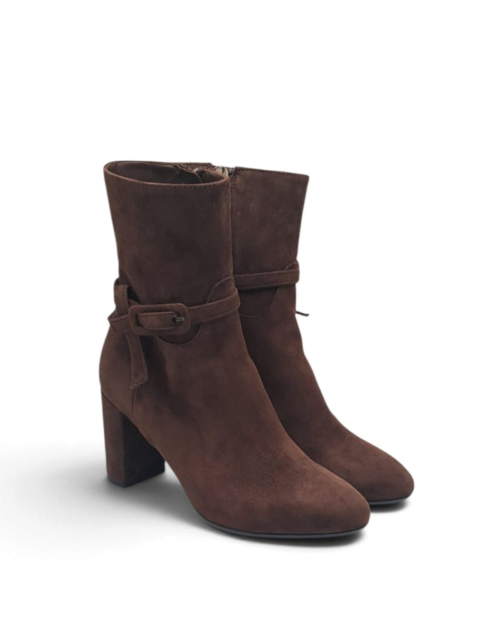 Black Buckle Ankle Boot