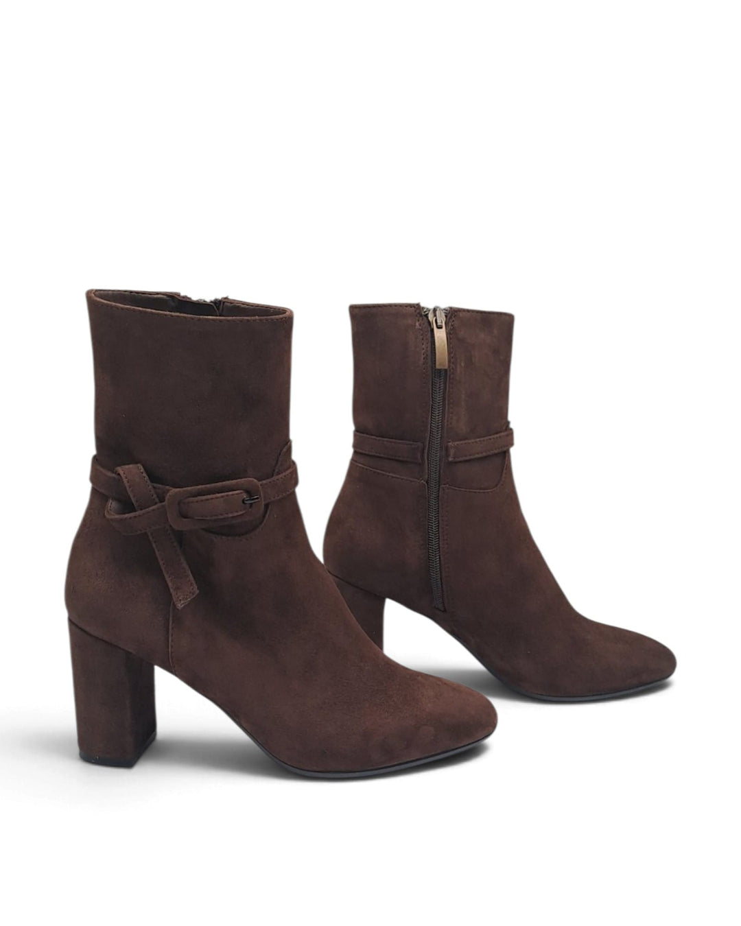Black Buckle Ankle Boot