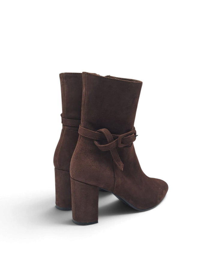 Black Buckle Ankle Boot