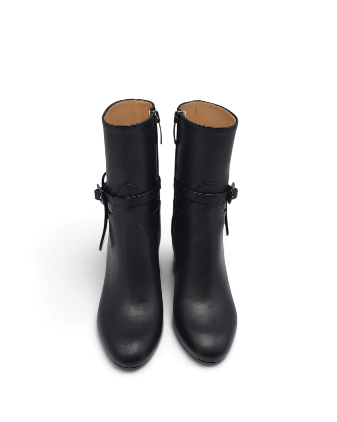 Black Buckle Ankle Boot