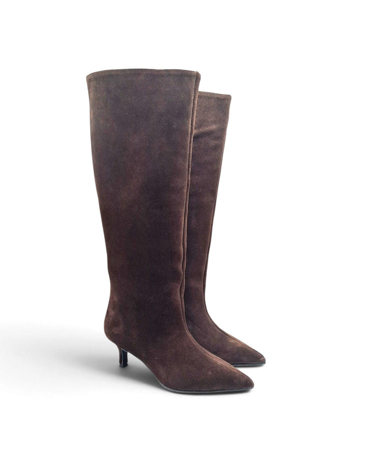 Ilenia Black Suede Ankle Boot