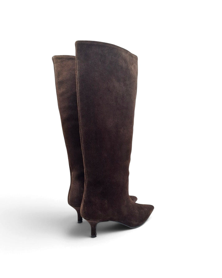 Ilenia Black Suede Ankle Boot
