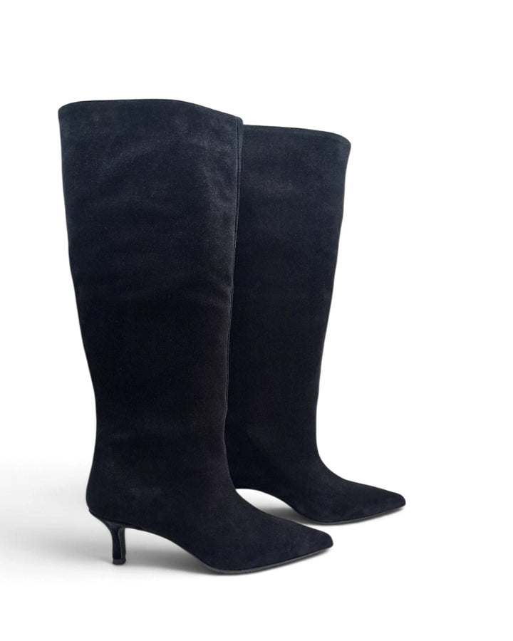 Stivale Grace  Velur Nero