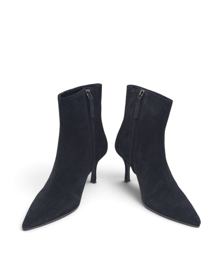 Ilenia Dark Brown Suede Ankle Boot