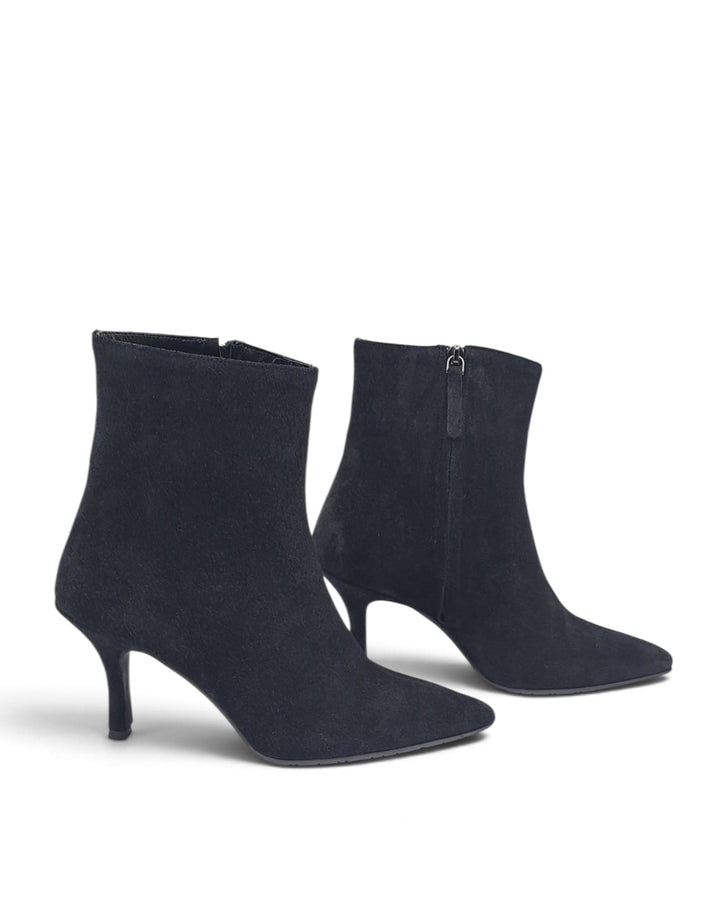 Ilenia Dark Brown Suede Ankle Boot