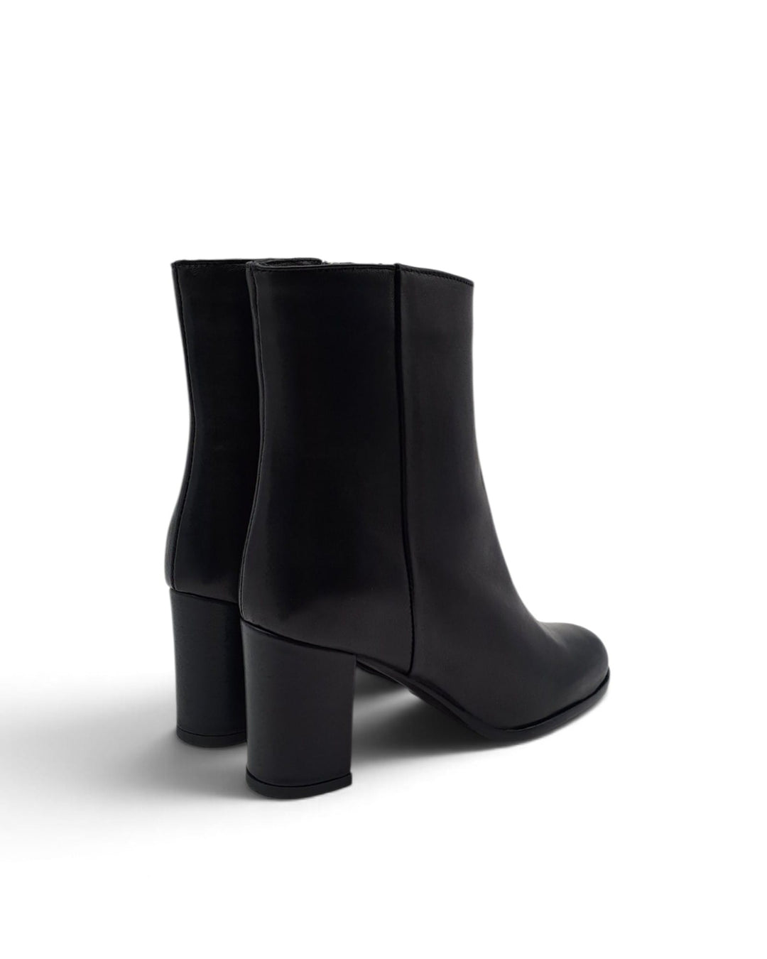 Chiara Nappa Black Ankle Boot
