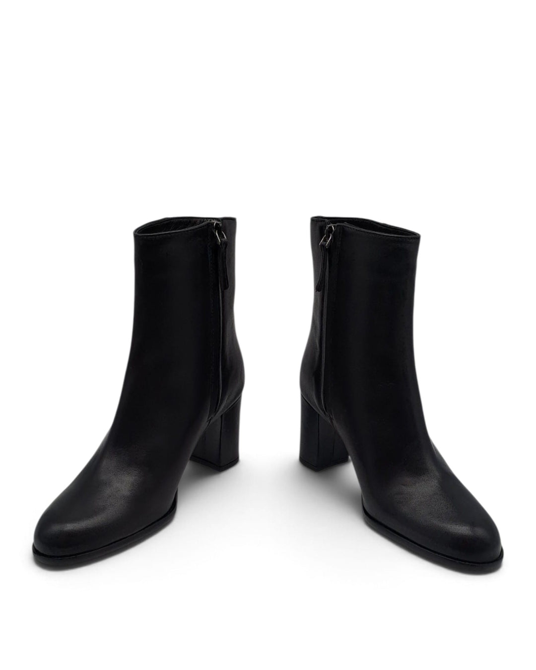Chiara Nappa Black Ankle Boot
