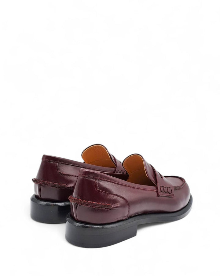 Mocassino Paris Bendina  Pelle Egeo Vino