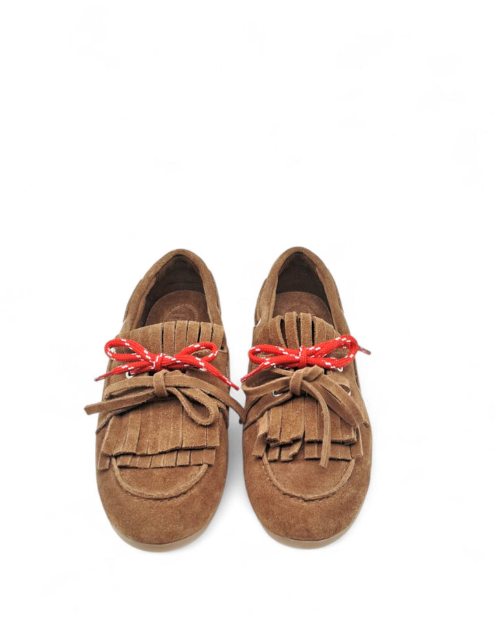 Manal Tassel Moccasin Suede TDM
