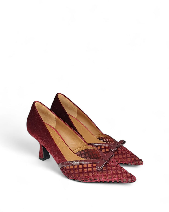 Décolleté Palermo  Velluto  Bordeaux