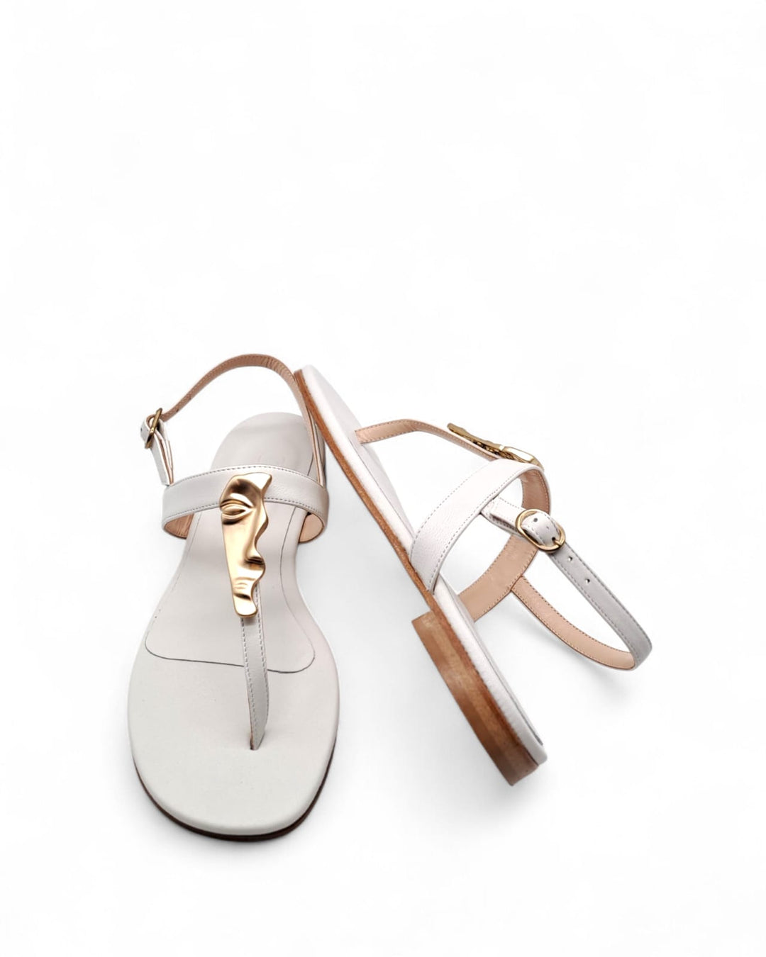 Ravello Nappa Sandal Nude