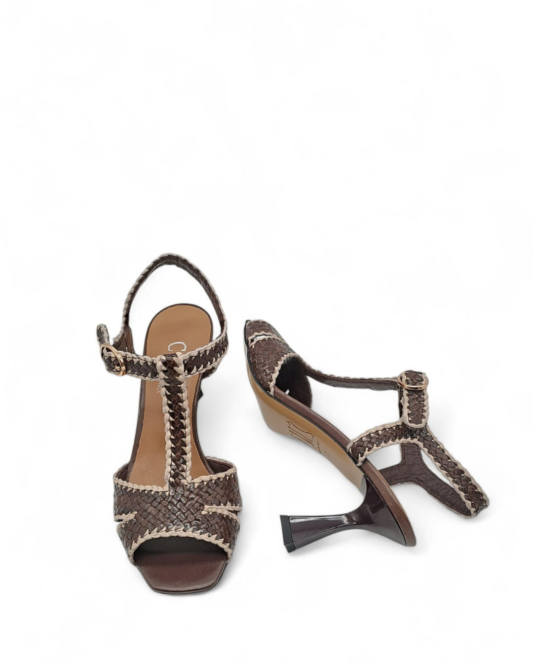 Gold Braided Sandal