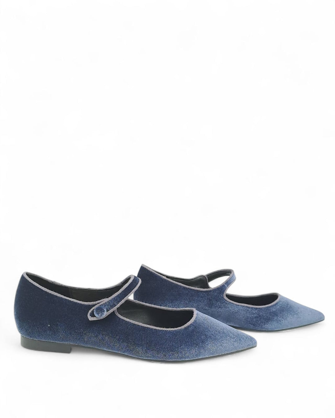 Mary Jane Madrid Velluto Indaco