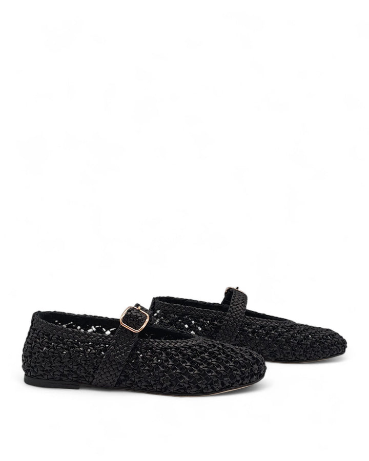 Ballerina Flavia Black Weave