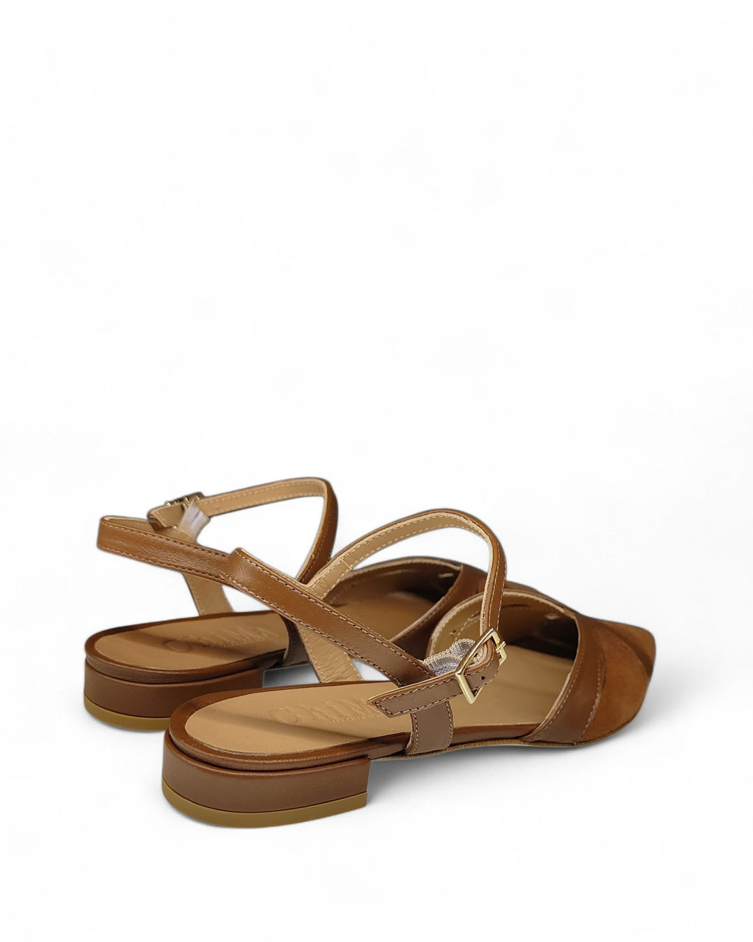 Slingback  Lorella  Camoscio Cuoio