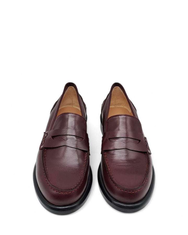 Mocassino Paris Bendina  Pelle Egeo Vino