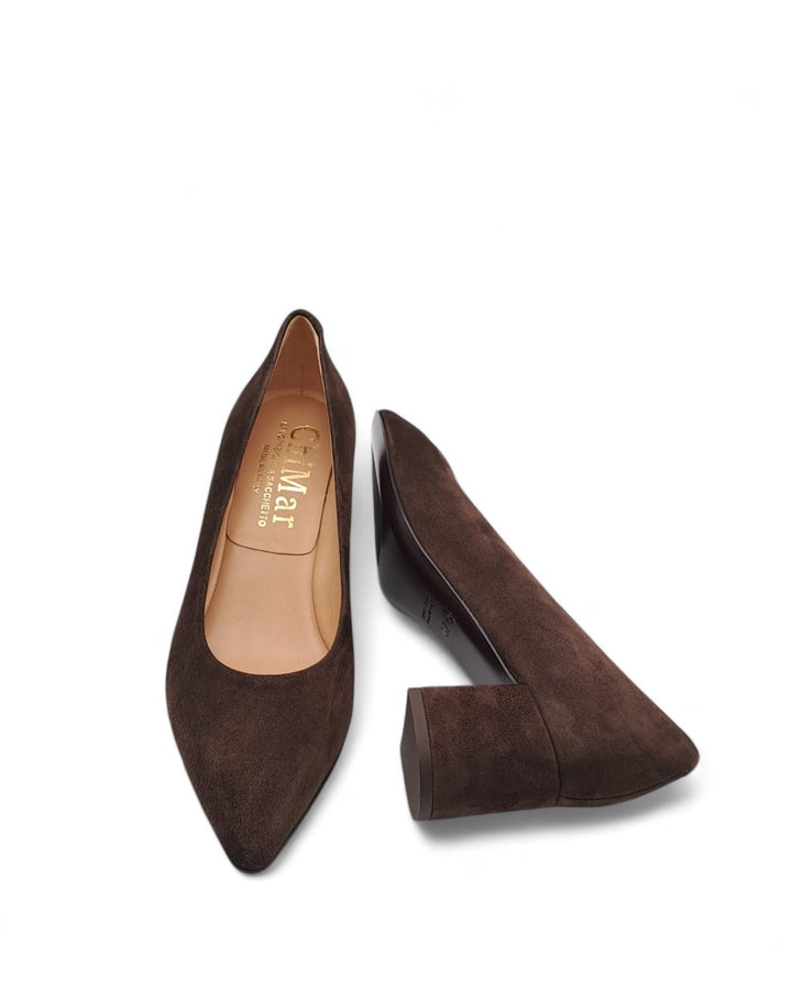 Abyss Tq6 Suede Bag Pumps