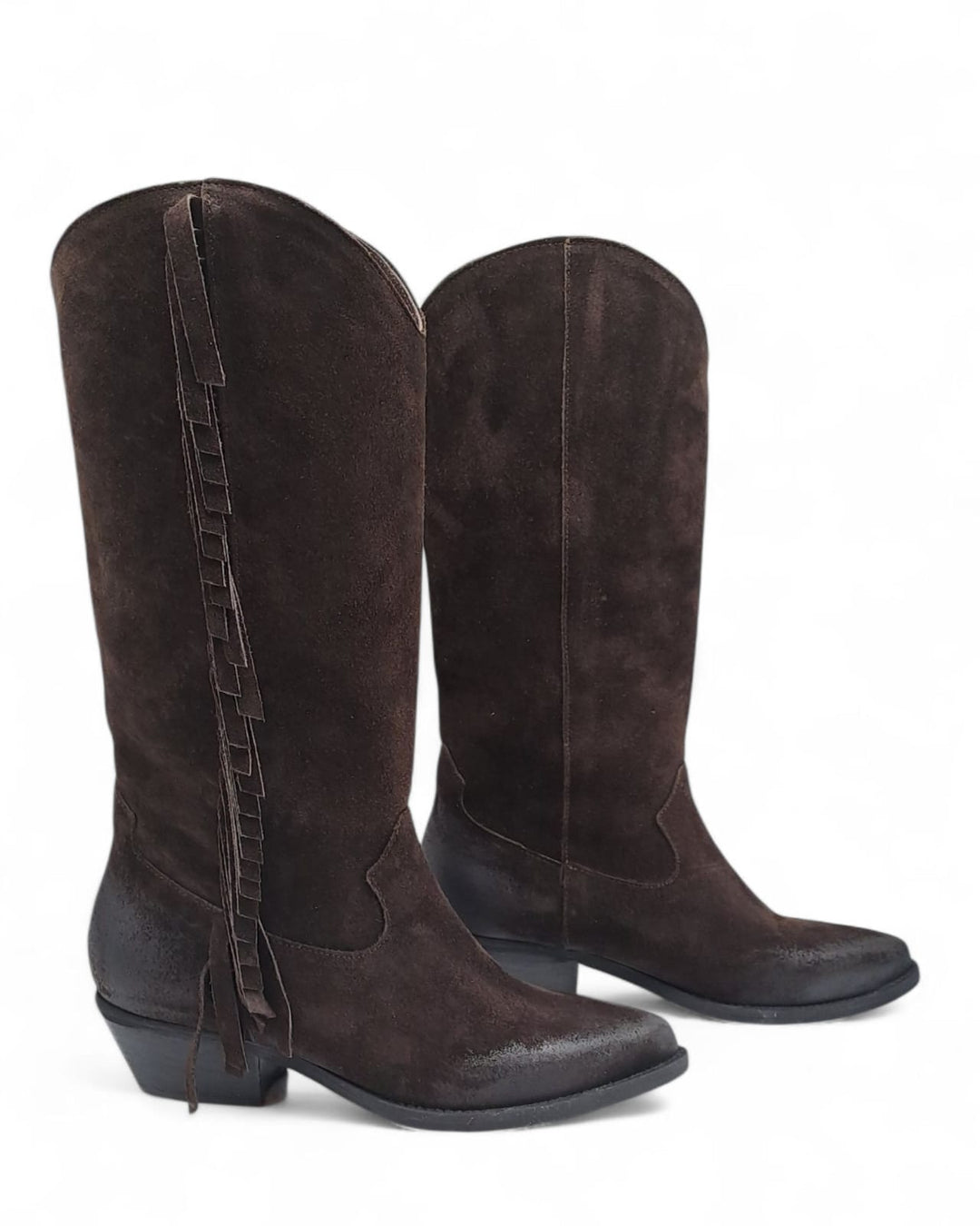 Texano Dallas Frange  Camoscio Testa di Moro