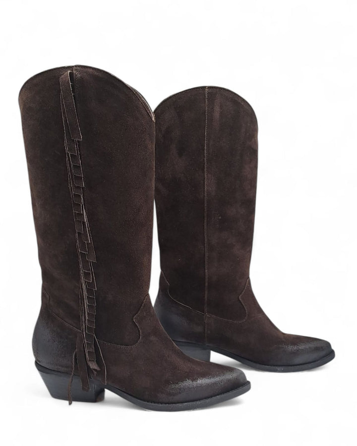 Texano Dallas Frange  Camoscio Testa di Moro