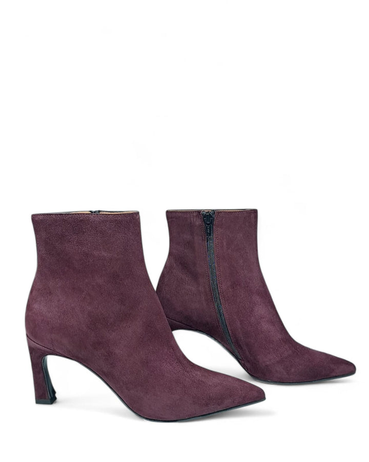 Tronchetto Carol Camoscio Vino