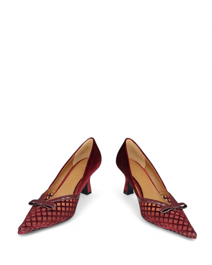 Décolleté Palermo  Velluto  Bordeaux