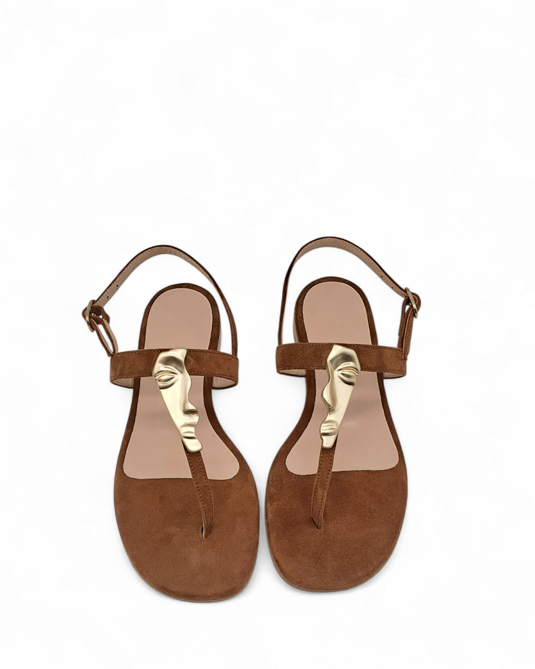 Ravello Nappa Sandal Nude