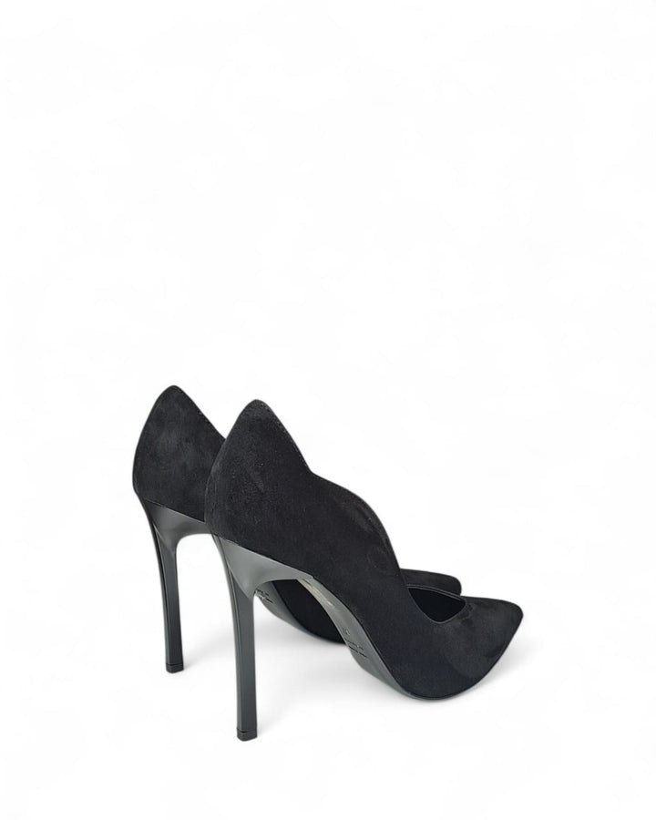 Onda Black Suede Pumps