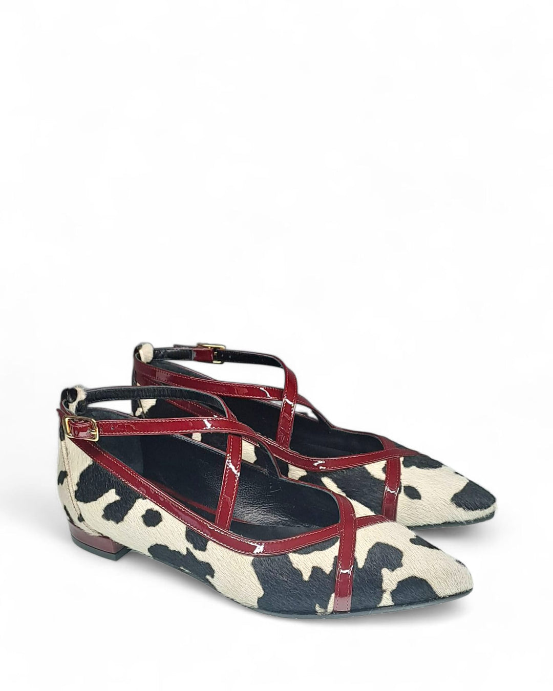 Ballerina  Cortina  Cavallino Mucca / Bordeaux