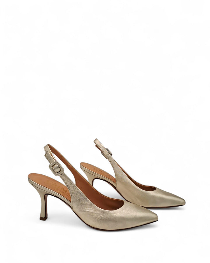 Slingback Diletta Wash Platino T7,5