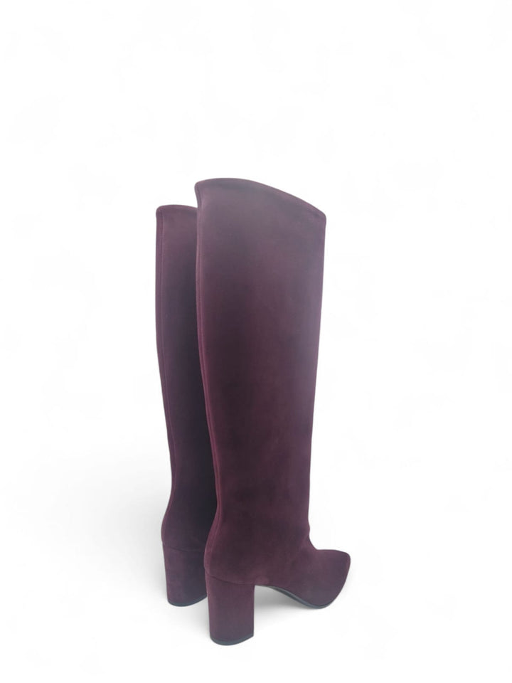 Stivali tubolare Nizza Camoscio Vino