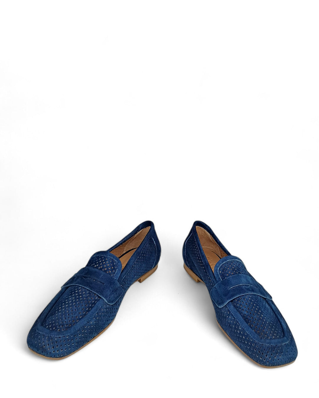 Mocassino Cira Camoscio  Blu Indaco