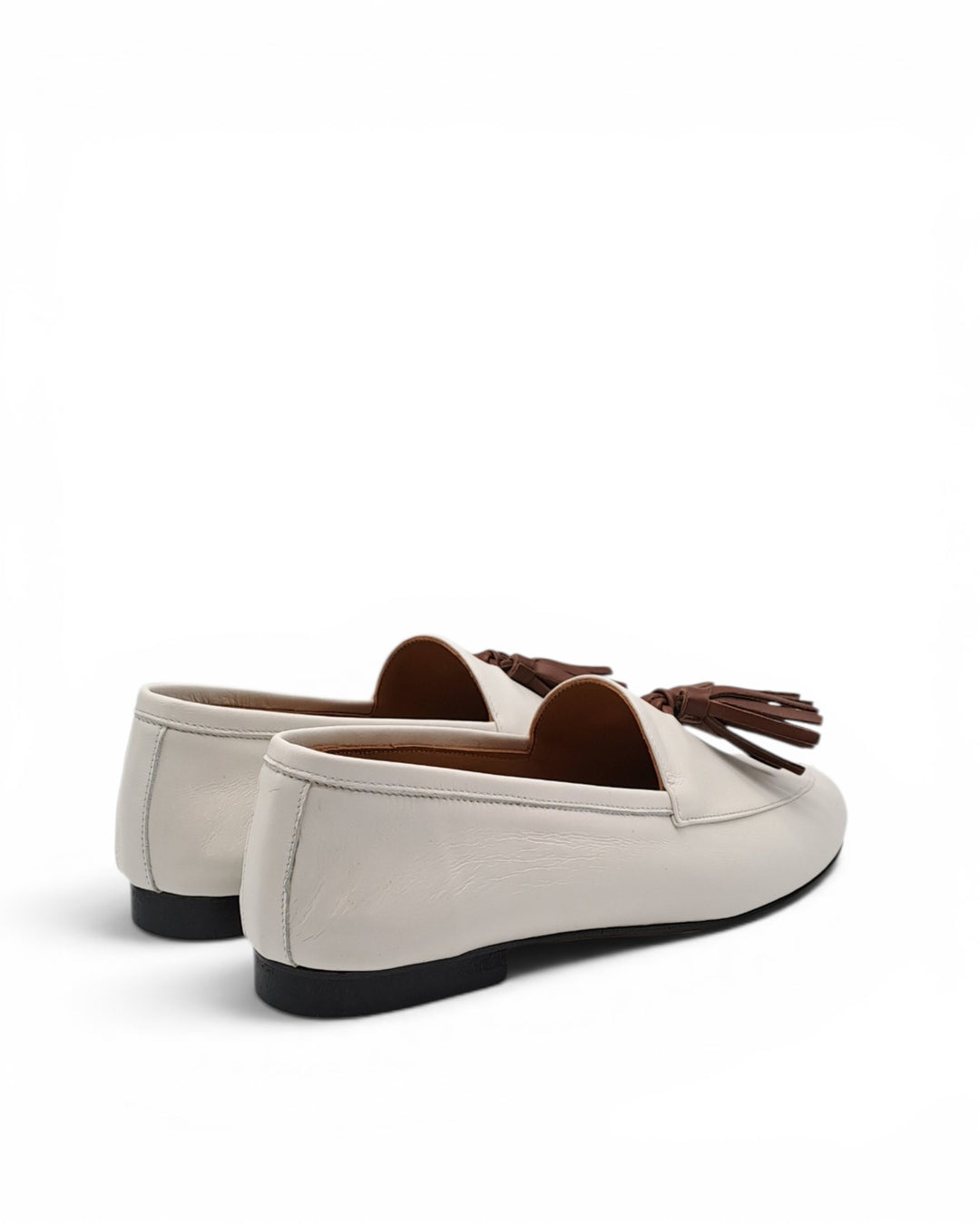 Milk Nappa Moccasin / Leather