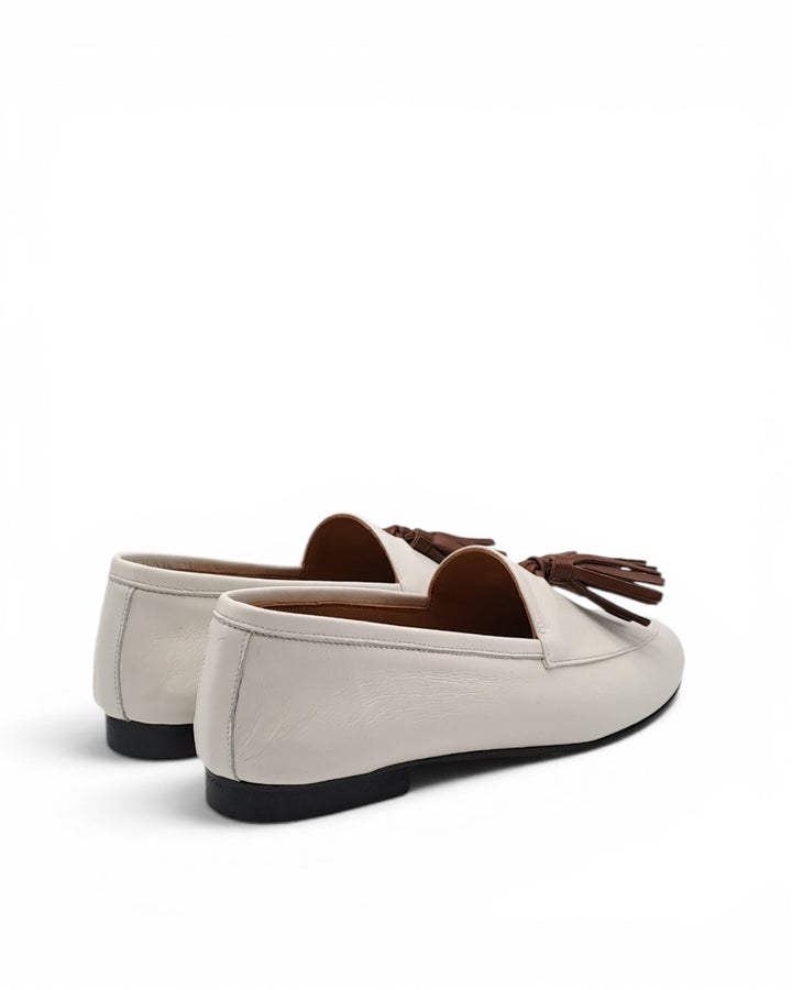 Milk Nappa Moccasin / Leather