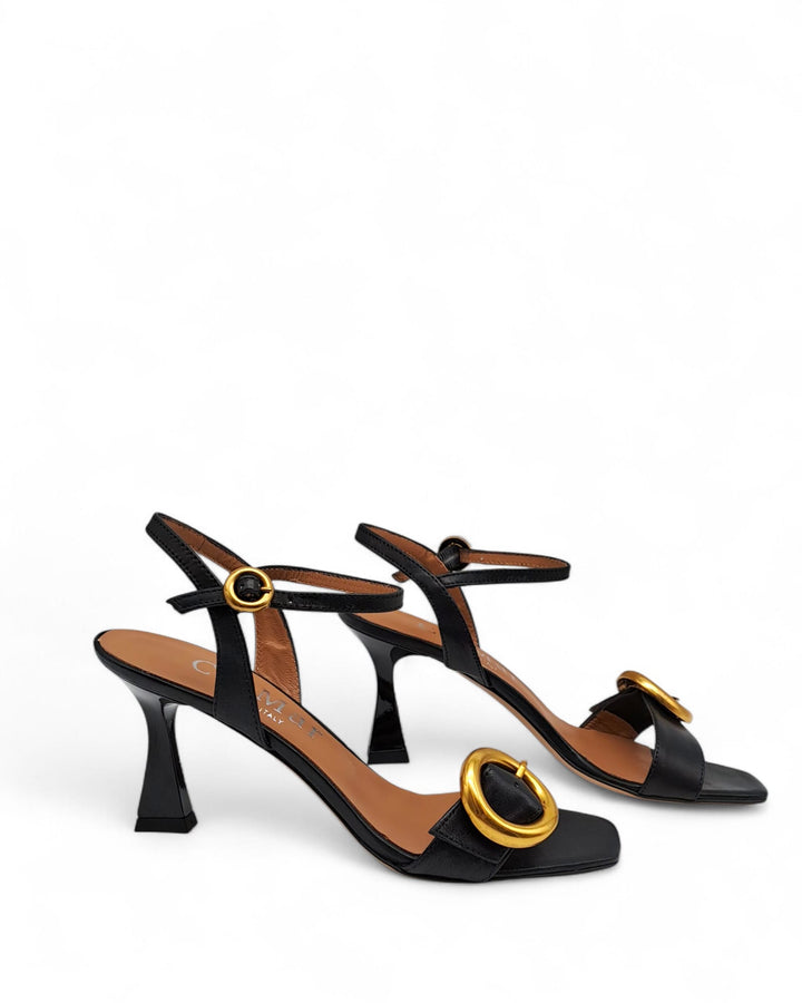 Sandalo Vanessa  Pelle Nero