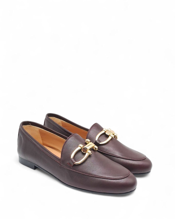 Mocassino Clarissa Pelle Vino