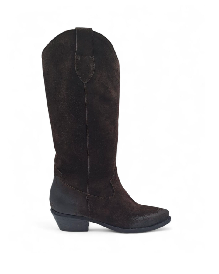 Texano Dallas  Camoscio Spazzolato  Testa di Moro