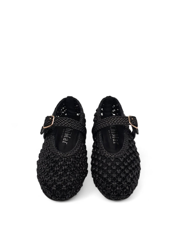 Ballerina Flavia Black Weave