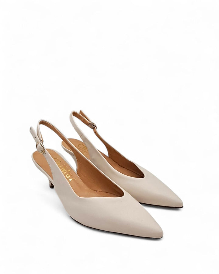 Slingback T.6  Rebecca Nappa Milk
