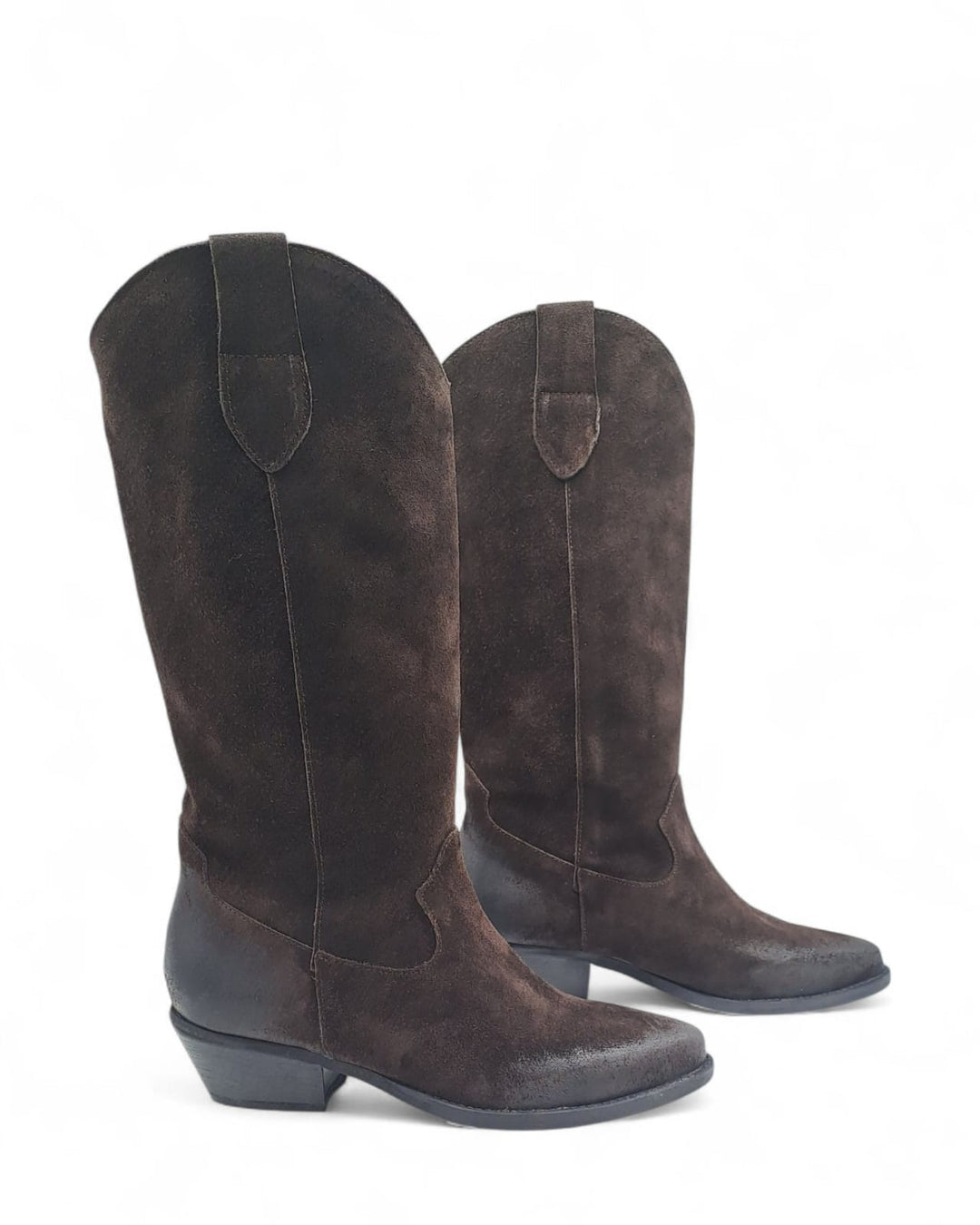 Texano Dallas  Camoscio Spazzolato  Testa di Moro