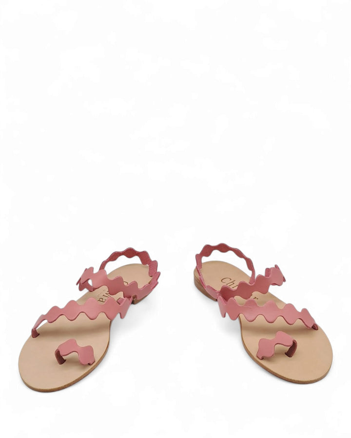 Sandalo Onda Vacchetta Rosa