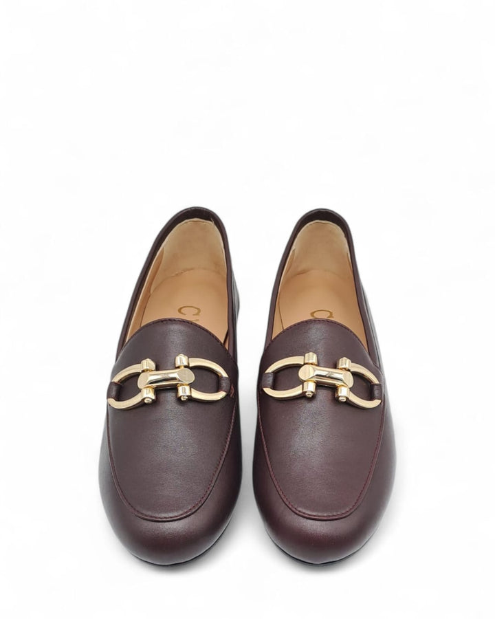 Mocassino Clarissa Pelle Vino