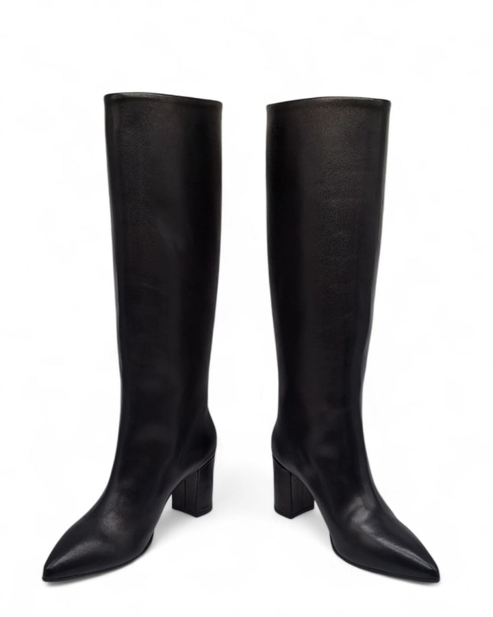 Stivali tubolare Nizza Pelle Nero