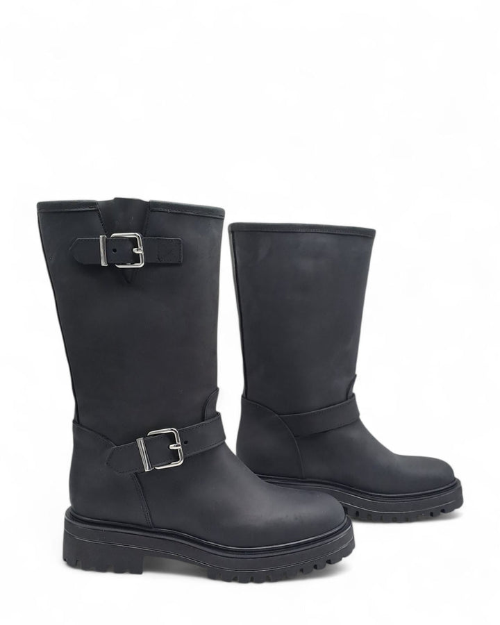 Biker Dolomiti  Pelle Nero