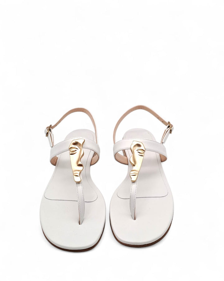 Ravello Nappa Sandal Nude